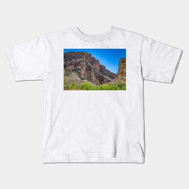 Santa Elena Canyon Kids T-Shirt by Gestalt Imagery